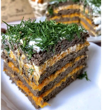 Печеночный торт (1 упак около 500гр). К выдаче с 27 декабря! Цена указана за 1 кг