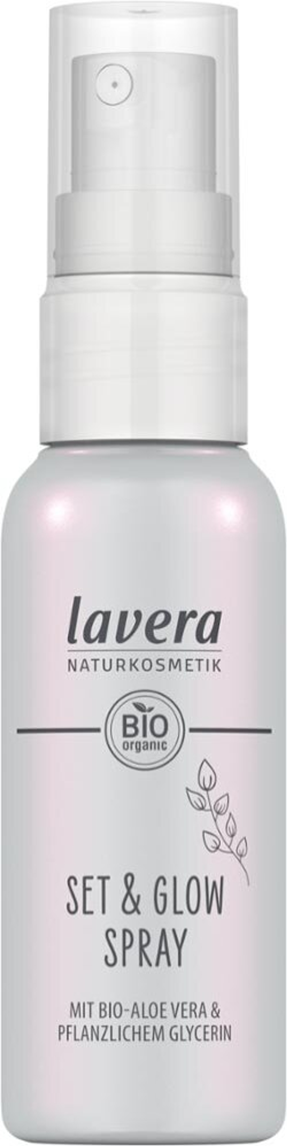 Спрей для придания сияния и фиксации макияжа Lavera Set & Glow, 50 мл