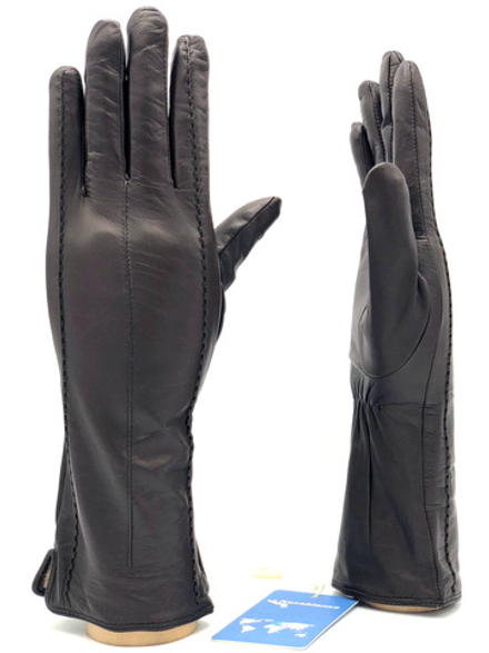 Перчатки женские удлиненные на шерстяной подкладке