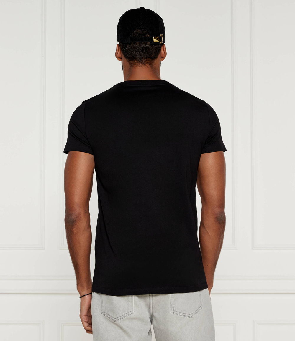 Футболка GOLD KISS Balmain - черный(DH0EF000 GE09)