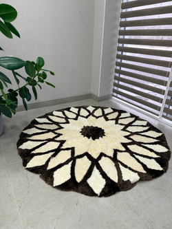 Ковер шкура натуральная овчина меховой