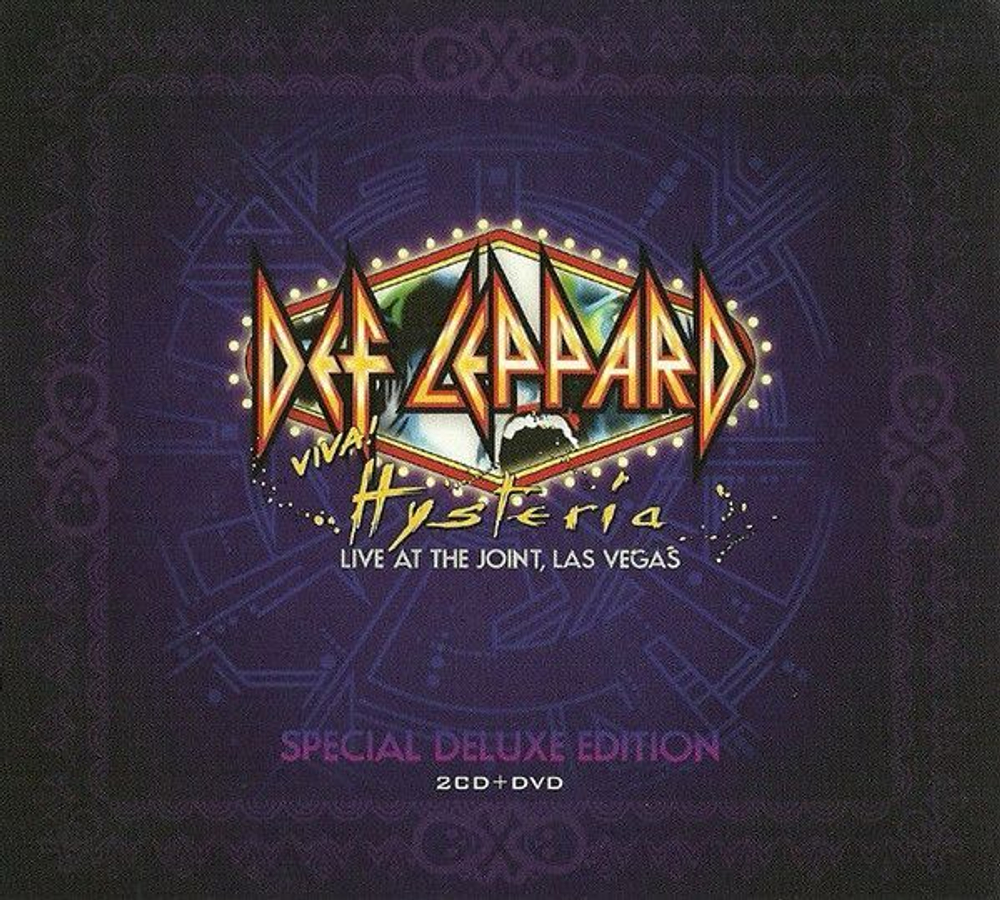 DEF LEPPARD - Viva Hysteria! (2CD+DVD digipak), музыкальный компакт диск