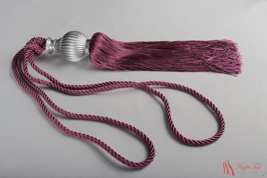 Подхваты-кисти для штор 2шт. тёмно-сиреневый