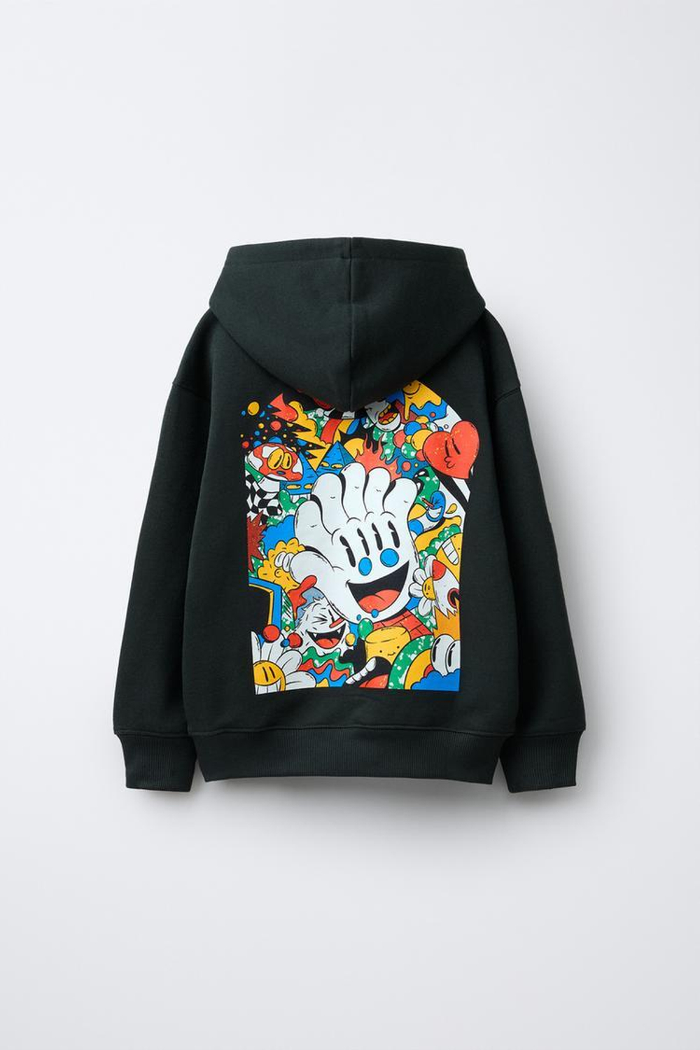 ZARA ХУДИ SUPERFREAK DANIEL WHITEHOUSE ©, ЧЕРНЫЙ