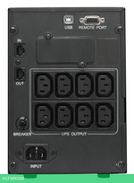 Источник бесперебойного питания Powercom Smart King Pro+ (SPT-1000-II LCD)