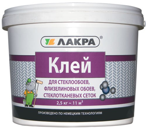 Клей д/стеклообоев 10кг (Лакра)