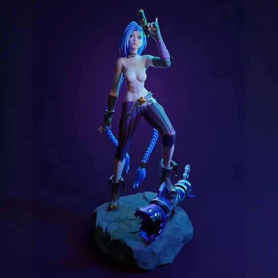 Jinx with nsfw ver. - Arcane