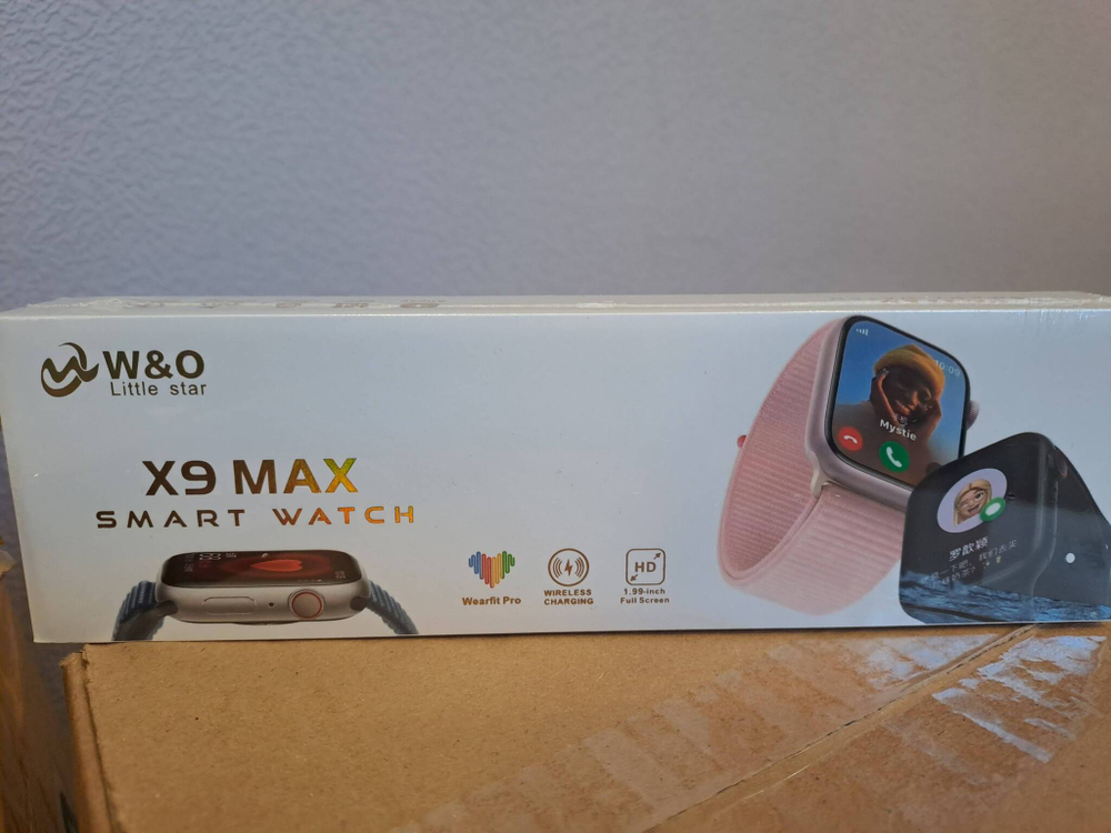 Смарт-часы W&O X9Max (Pink)