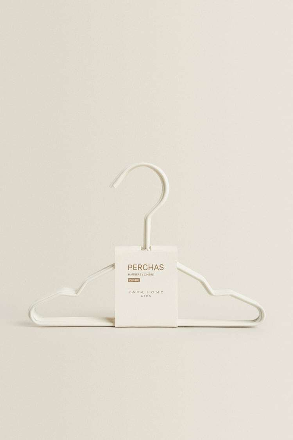 ZARA HOME ДЕТСКАЯ ВЕШАЛКА (НАБОР ИЗ 6 ШТ.) БЕЛЫЙ