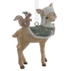 GAEM Фигурка декоративная подвесная "Олененок", L5,5 W2,5 H8 см, 3в.