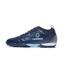 Бутсы футбольные (многошиповки) TORRES BOLA, TS2342310-372-41, р.41,с носком, синий