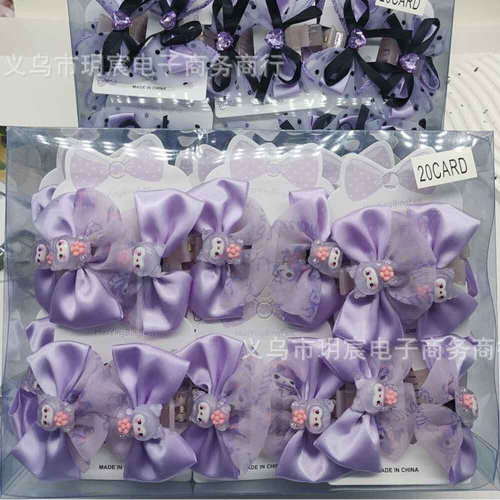 Набор заколок из 2х шт Бантики