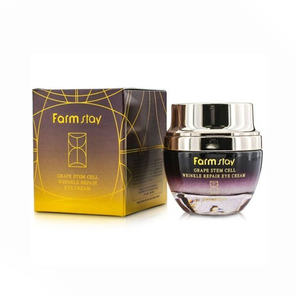 Крем для глаз Farm Stay Grape Stem Cell Wrinkle Repair Eye Cream