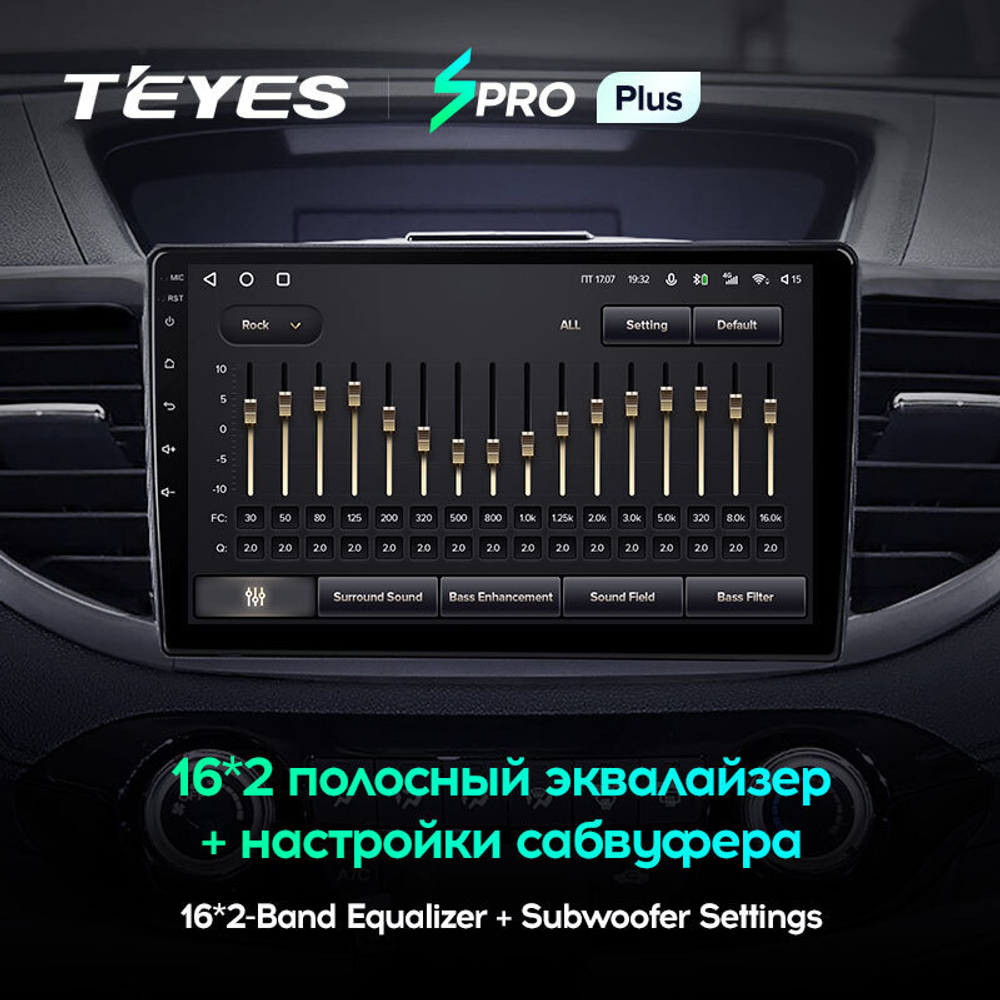 Teyes SPRO Plus 10.2" для Honda CR-V 2011-2018