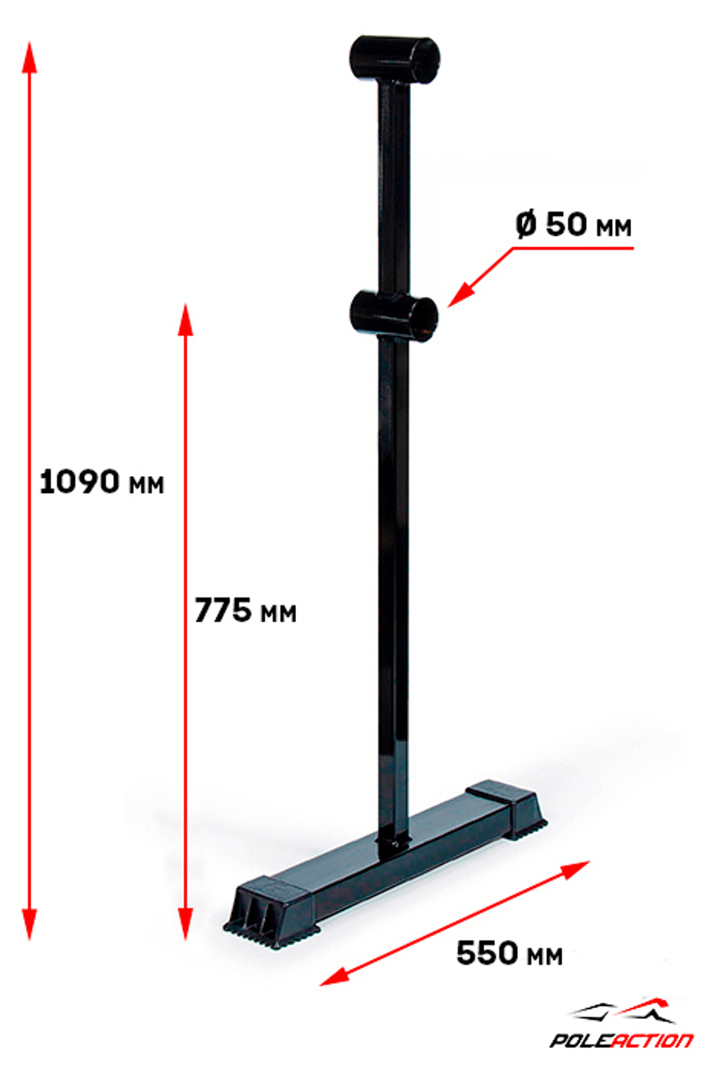 Стойки 2-х уровневого мобильного (переносного) хореографического станка v2.0 (пара)
