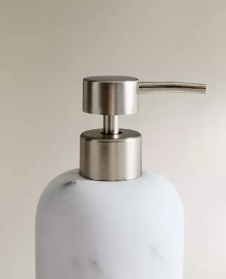 ZARA HOME ДОЗАТОР МЫЛА С МРАМОРНЫМ УЗОРОМ, СЕРЫЙ
