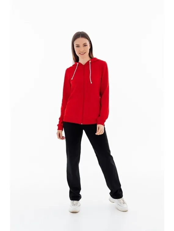 Ветровка женская, размер 42, цвет красный