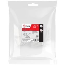 Дюбель для кабельного бандажа ЭРА NO-225-231 10-36 мм белый (10 штук)