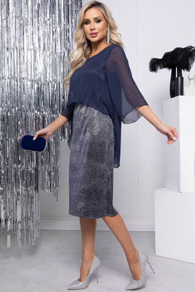 Платье "Ясна" (блю) П7766 LT Collection