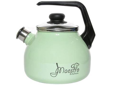 Чайник 3л со свистком "Maestro" (салатовый)