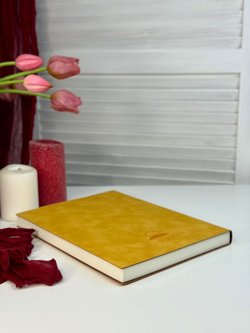 Блокнот А4 200л. (400страниц) без разлиновки Желтый (К44-539A)