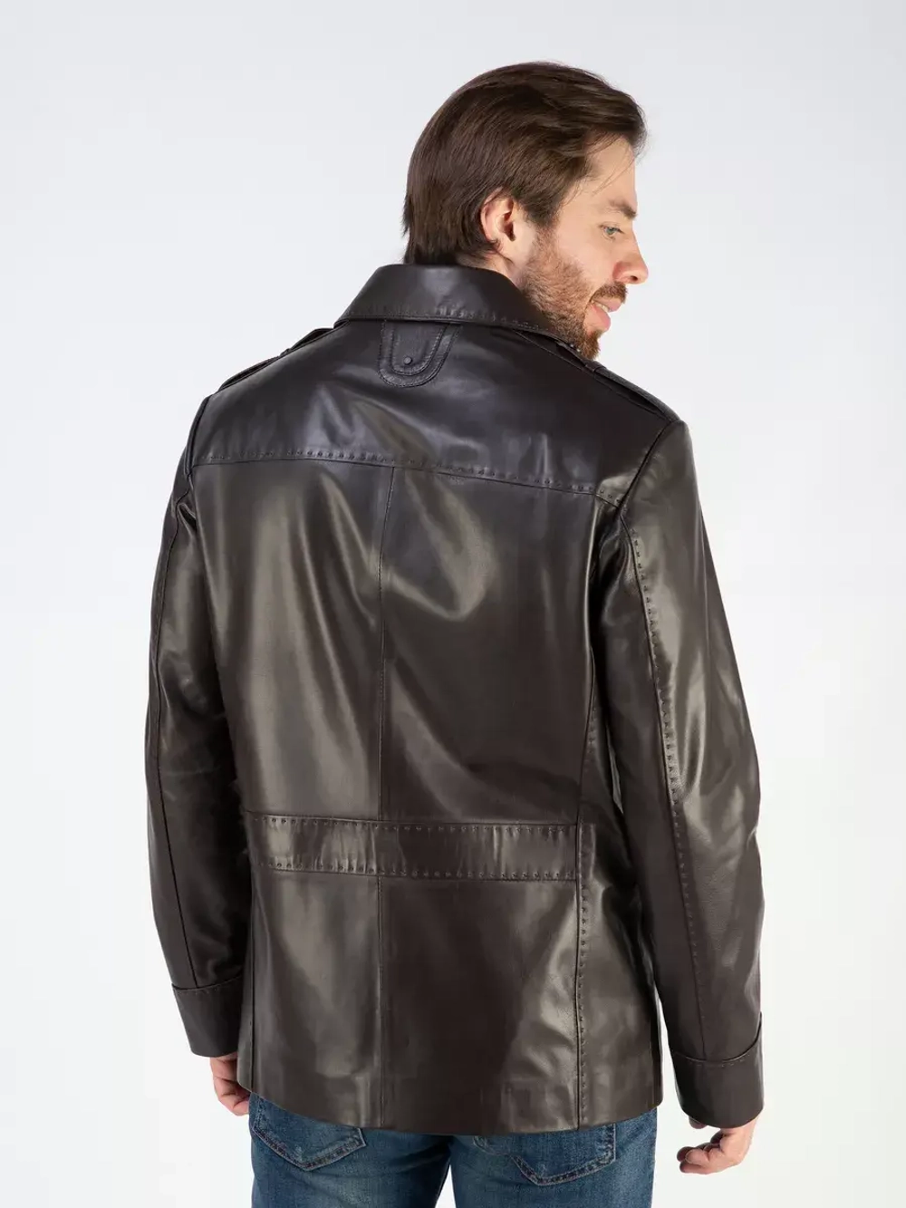 Кожаная куртка демисезонная