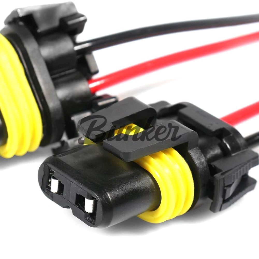 Патрон под лампу HB4 (9006) с проводами, (шт.)