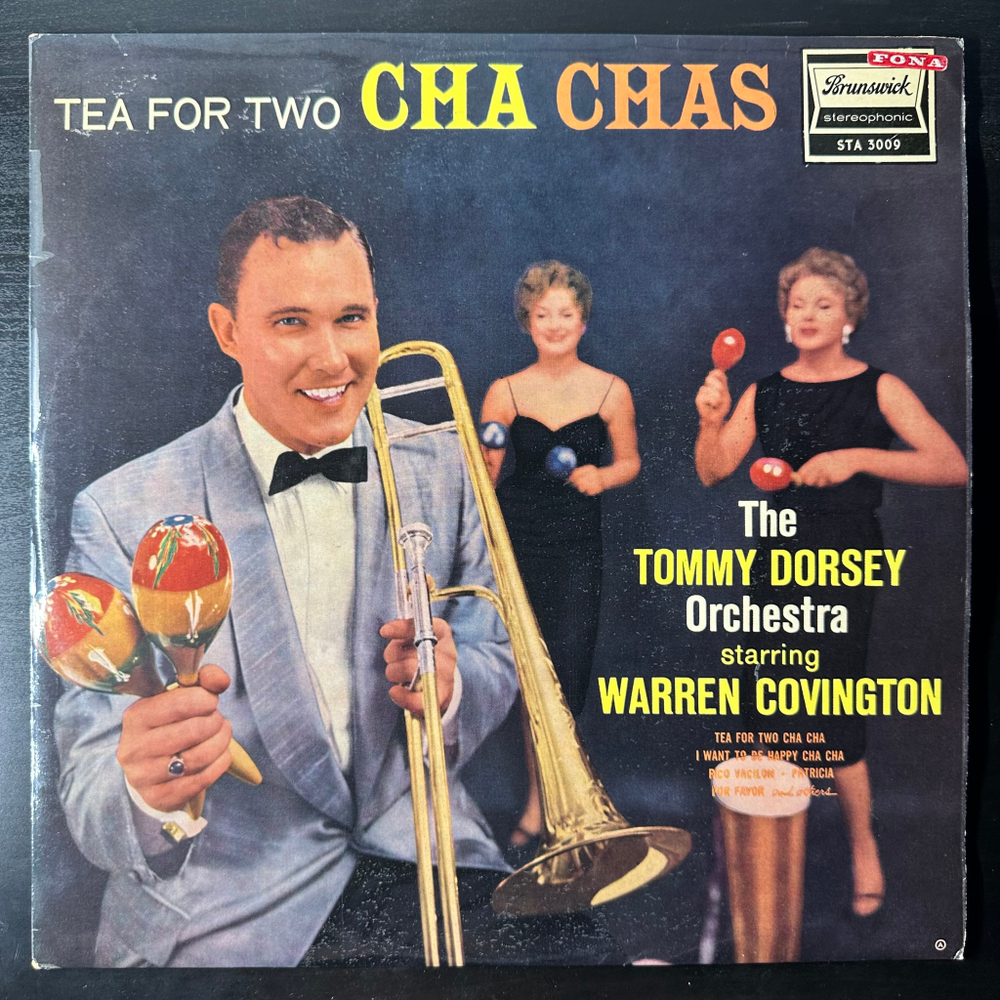 The Tommy Dorsey Orchestra Starring Warren Covington ‎– Tea For Two Cha Chas (Англия 1958г.)