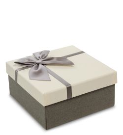 WF-76/2-B Коробка «Квадрат» цв.сер./беж.