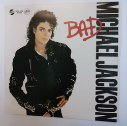 Винтажная виниловая пластинка LP Michael Jackson Bad (Венгрия 1987)