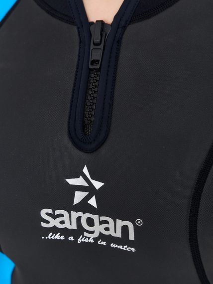 Гидрокостюм Sargan Nero 2.0 Shorty lady 3 мм черно-голубой