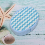 Мочалка для лица и тела «Ultramarine - Парадиз», мягкая, цвет микс, 15*10*5см (зип пакет и наклейка Ultramarine)✦