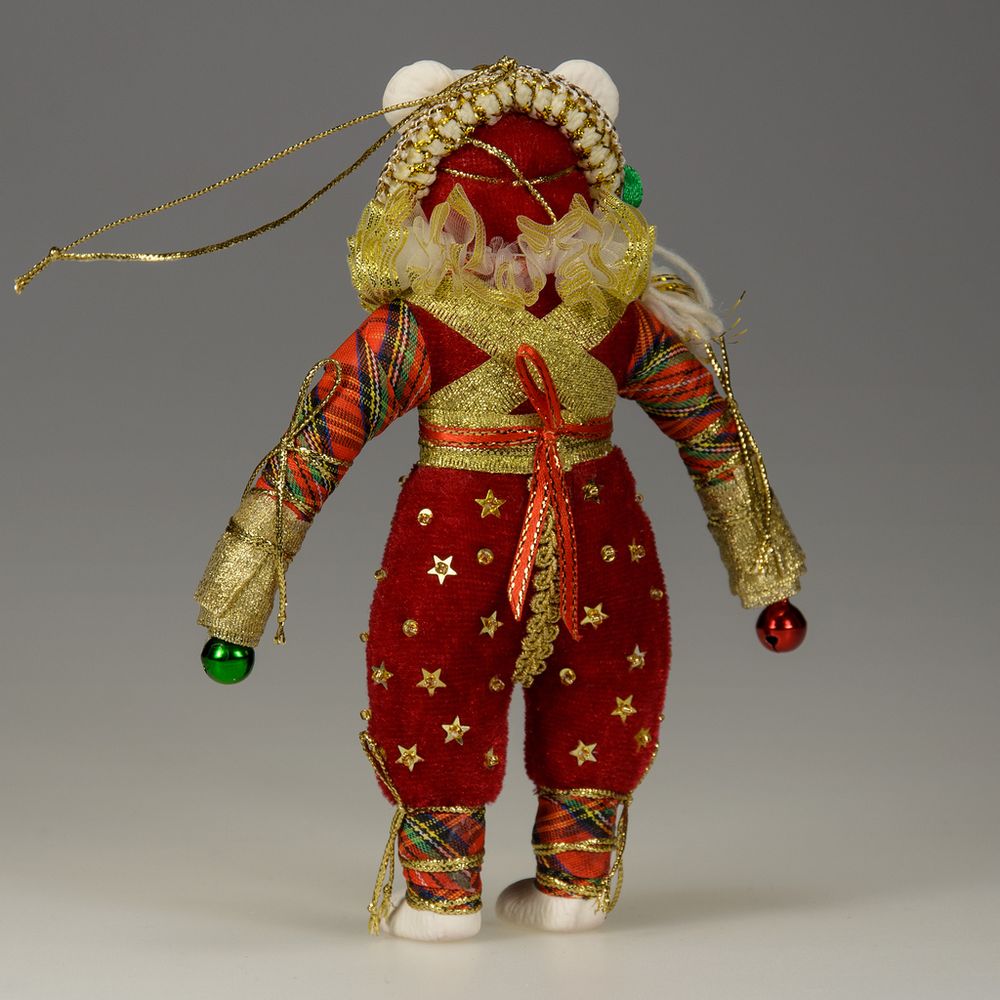Ёлочная игрушка Медведь-Циркач
