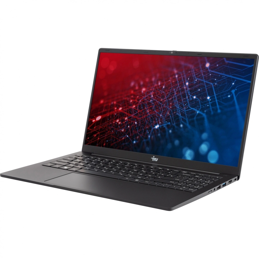 Ноутбук IRU Strato 15ALID5 Core i3 1315U 8Gb SSD256Gb Intel UHD Graphics 15.6" IPS FHD (1920x1080) Windows 11 Pro black WiFi BT Cam 6000mAh (2150069)