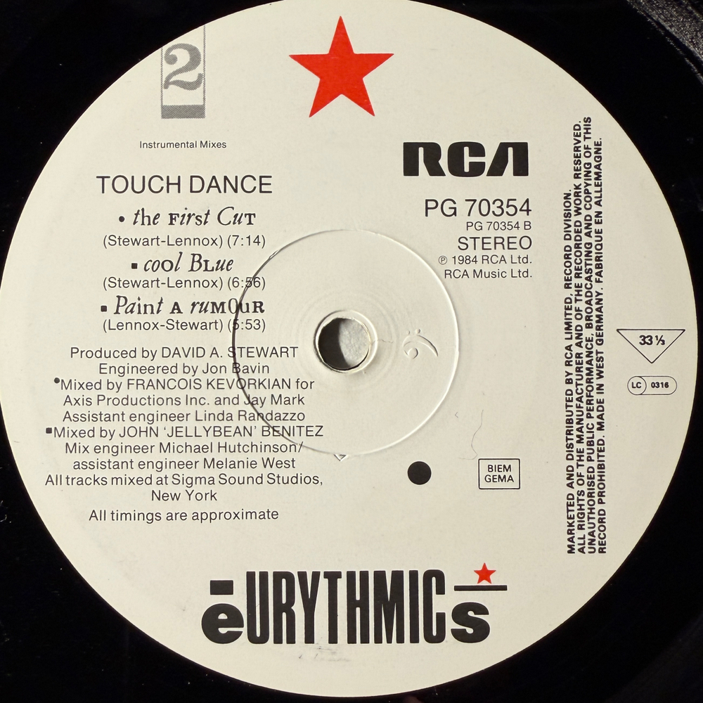 Eurythmics - Touch Dance (Европа 1984г.)