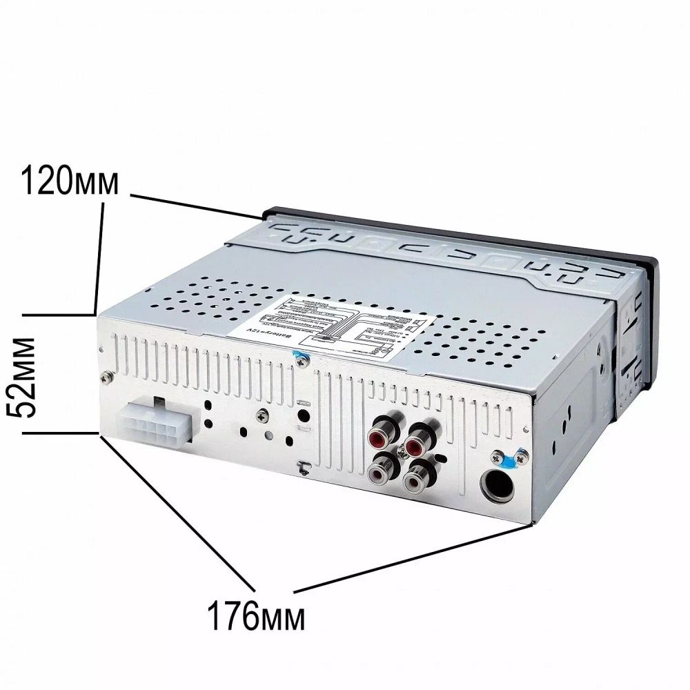 Автомагнитола CAM03 с Bluetooth FM, AUX, USB, microSD, пульт ДУ, эквалайзер