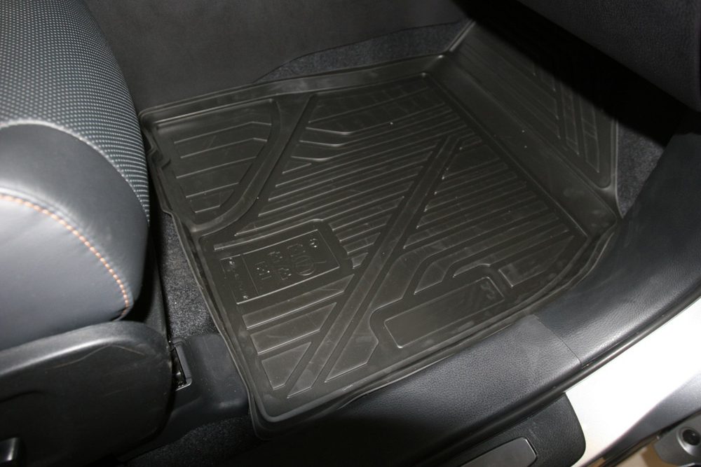 Коврики Standard, 3D в салон TOYOTA Highlander, 2014- , 5 шт. (полиуретан, чёрные) Element.CARTYT00003