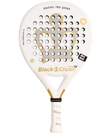 Ракетка для падел тенниса Black Crown Piton White Soft