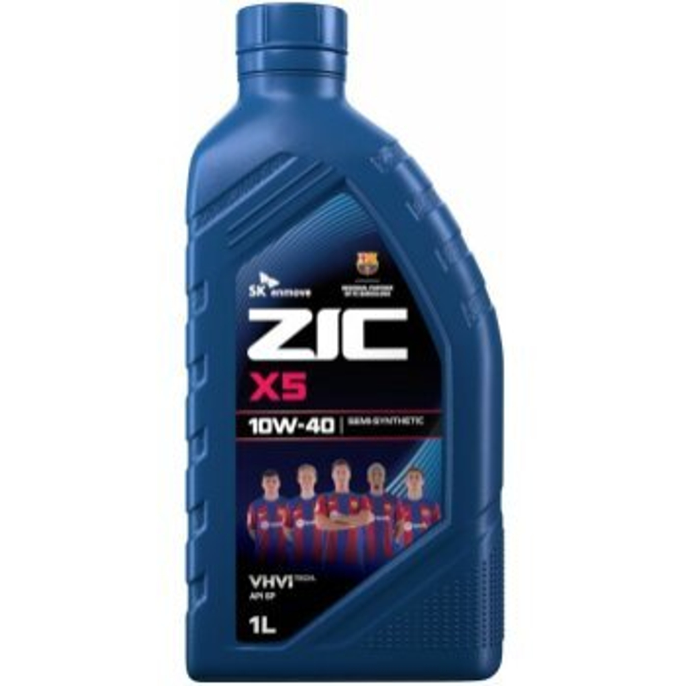 Масло моторное ZIC X5 10w40 SP/SN Plus  1л