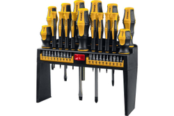 набор отверток с насадками в пластмассовом боксе STAYER Hercules-Pro-37, 37 предметов 25312-H37