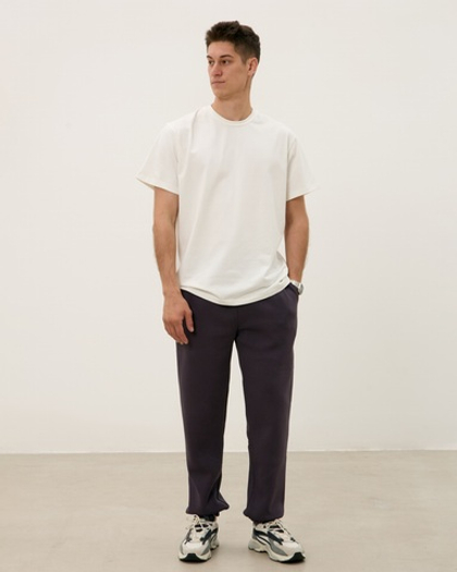 Брюки с начесом MAN, антрацит