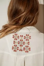 Рубашка Soeurs с Кокеткой белая