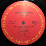 Billy Joel / Songs In The Attic (LP)