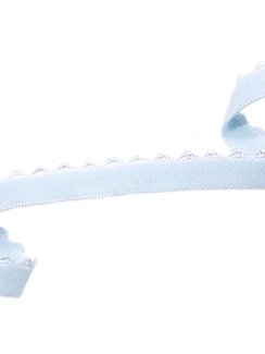 Голубой Резинка отделочная 12 мм, Турция