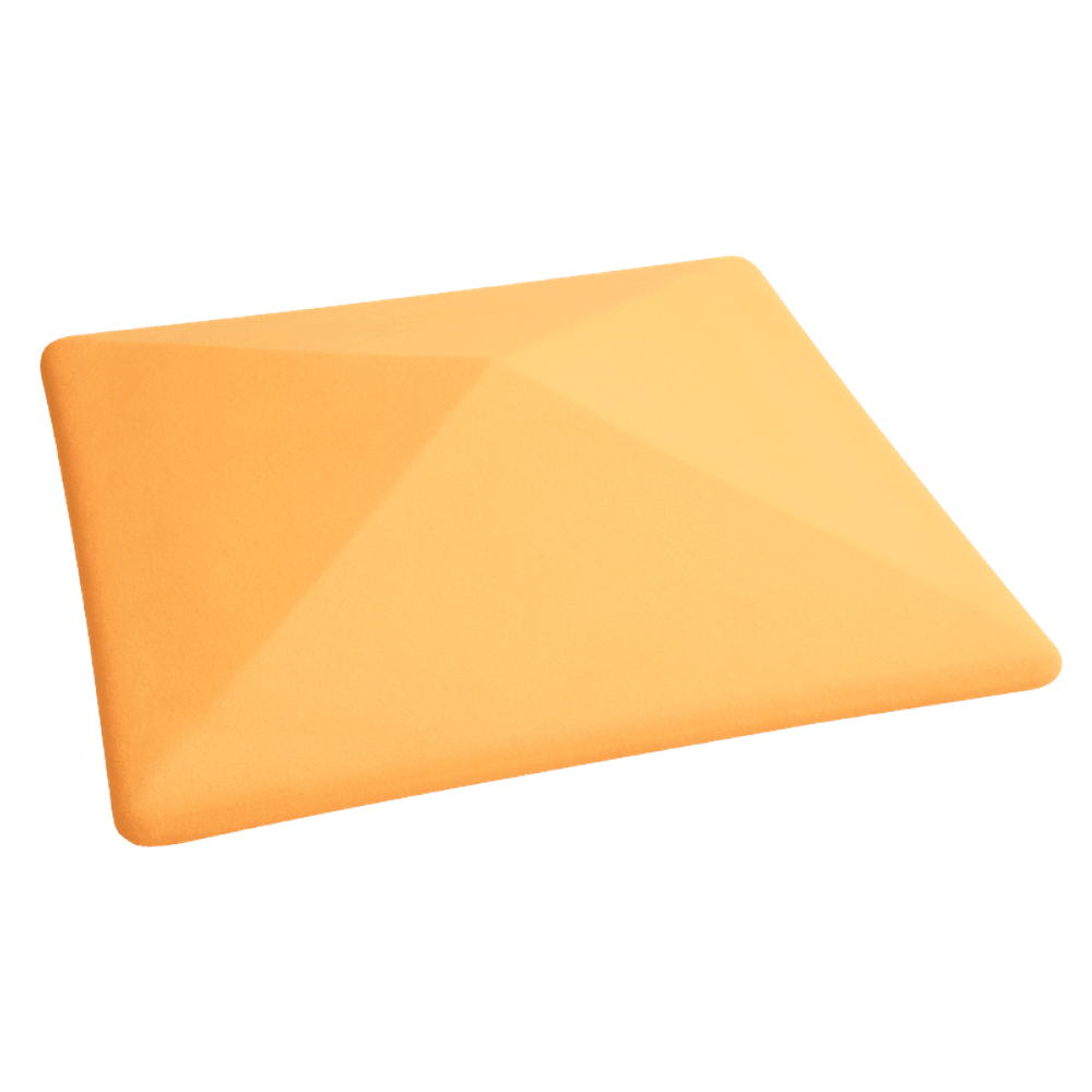 Колпак на столб забора King Klinker, Пустынная роза (10) Desert rose, 445x445x90