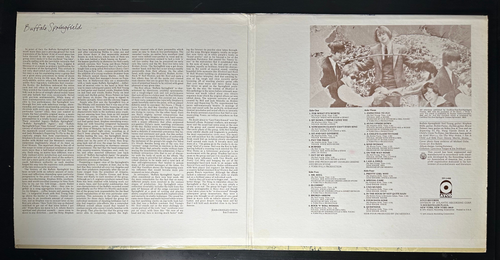 Buffalo Springfield ‎– Buffalo Springfield 2LP (США 1973.)