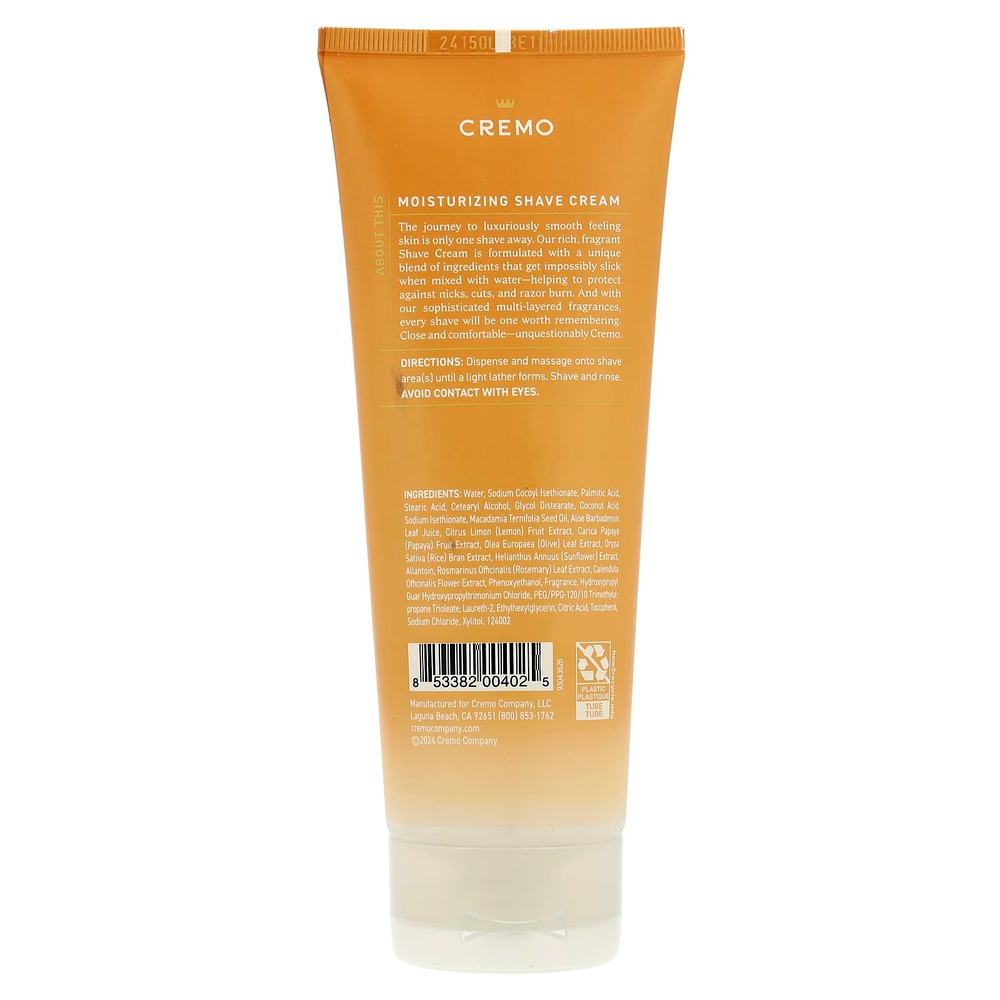 Cremo, крем для бритья, кокос и манго, 177 мл (6 жидк. унций)