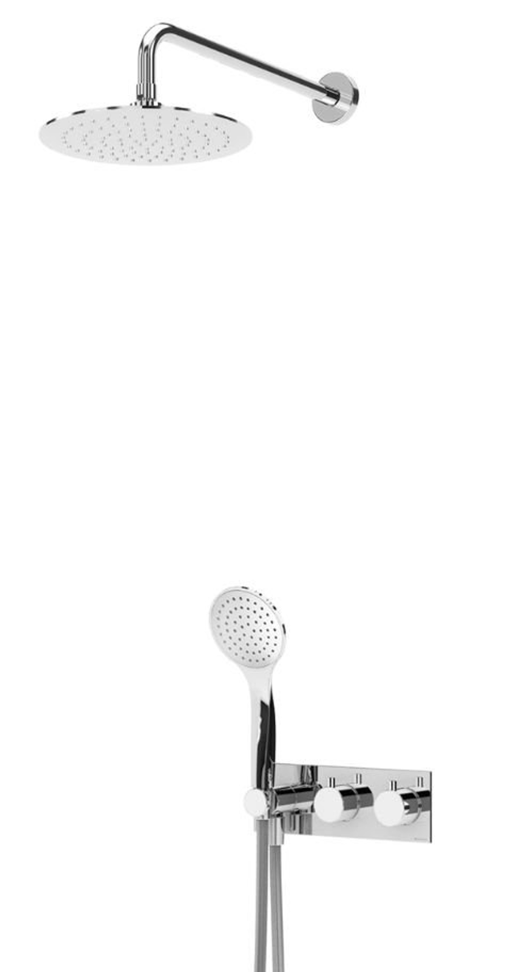 Встраиваемый термостатический смеситель для душа однорычажный CZR-B-VDIM-T-01