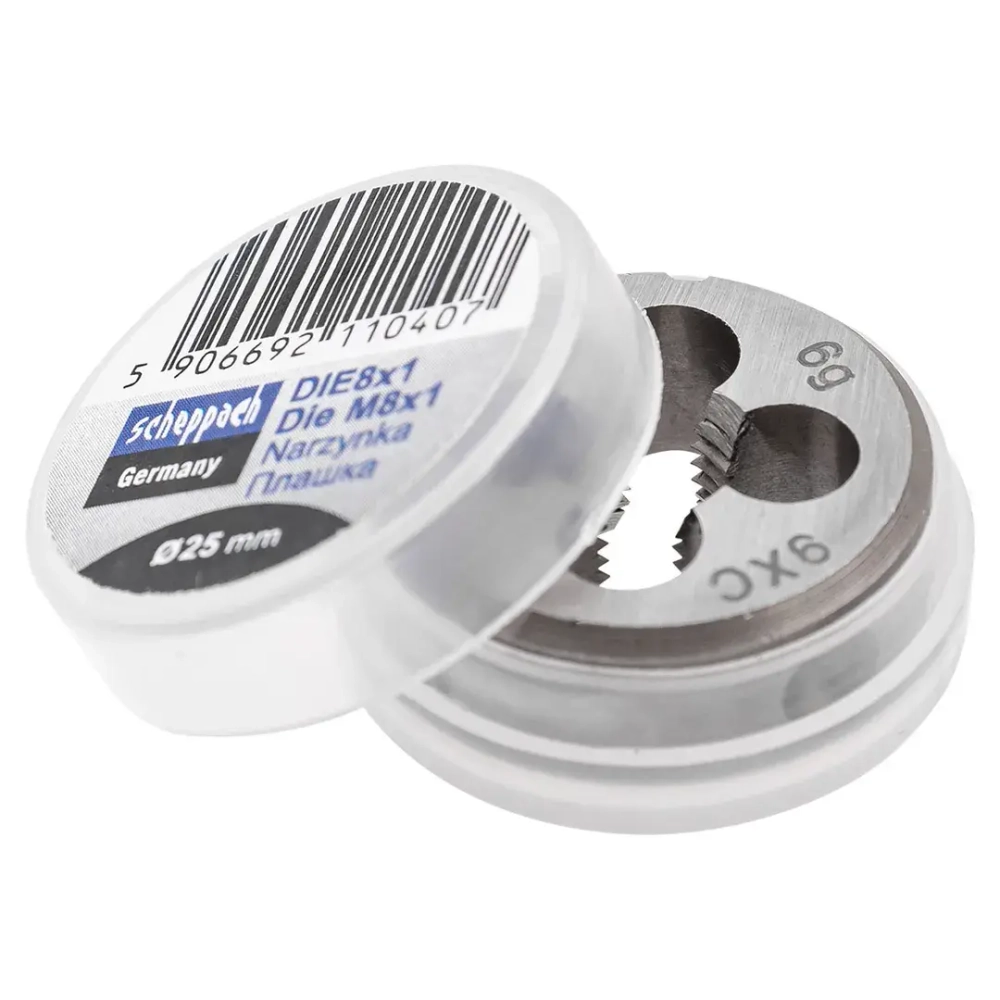 Плашка M8x1/Ф25 Scheppach Sch-DIE8x1