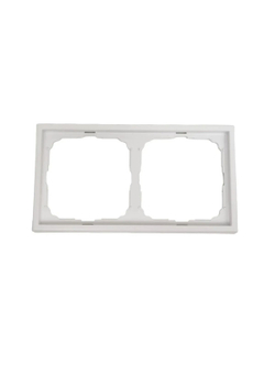 ArtGallery Systeme Electric 2-постовая рамка, универсальная, GAL000102 белый